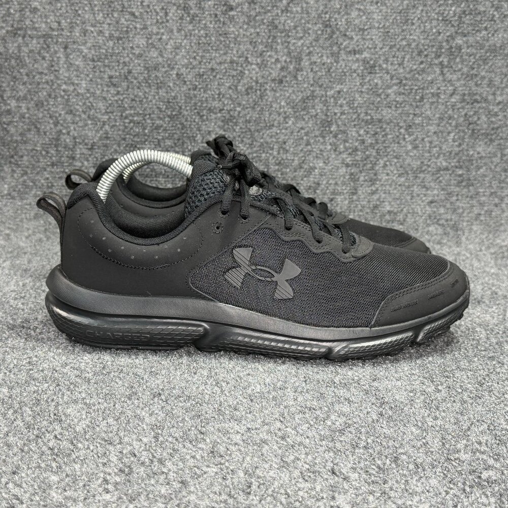 Under Armour Charged Assert 10 Running Shoes Mens 12 Black Athletic Run Training